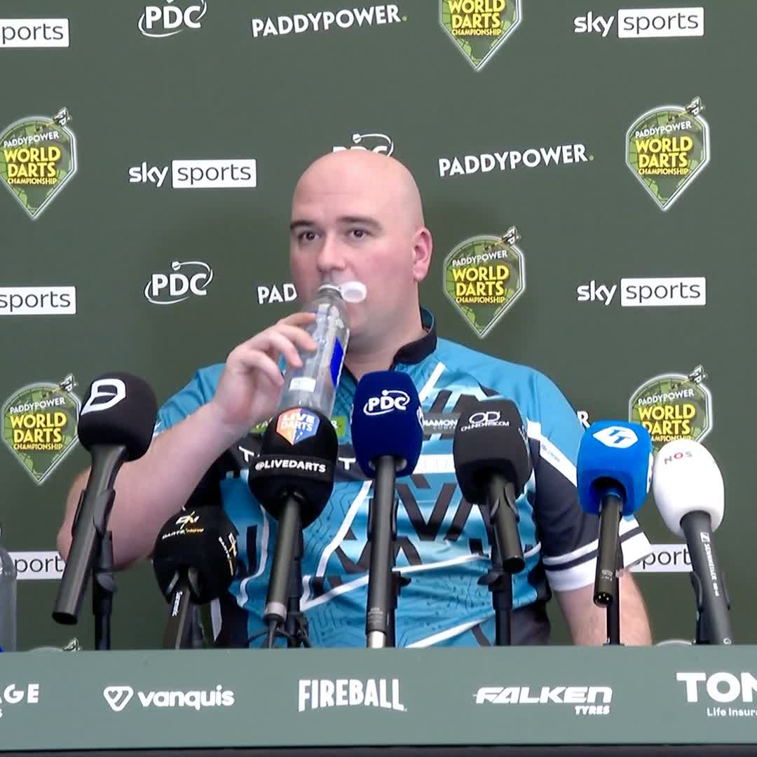 🗣️ "It's the pinnacle of the game, you need to get up for it." Rob Cross reflects on progressing to Round Three at Alexandra Palace after battling past Ian White. #WCDarts
