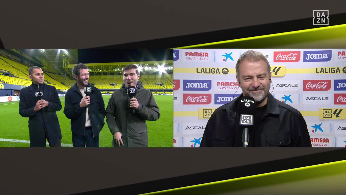 ¿ACABARÁ EL AÑO HANSI FLICK HABLANDO EN ESPAÑOL? 👀🇪🇸 Responde el entrenador del Barça 😜😂 #LALIGAenDAZN ⚽