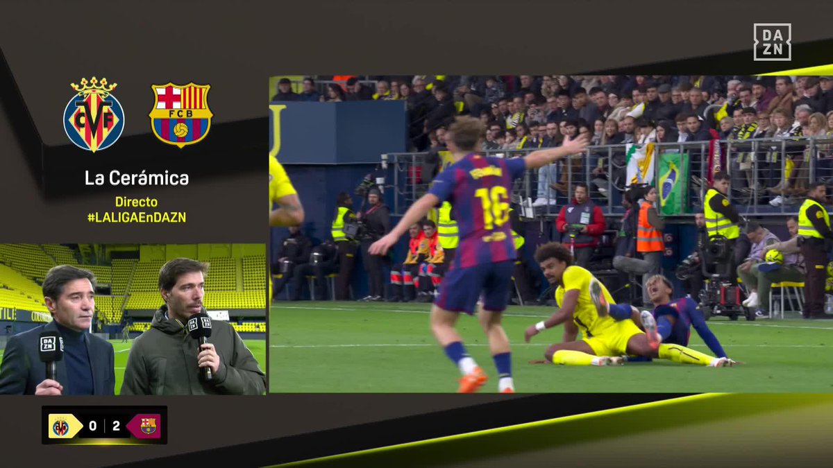 "Con el bonito espectáculo que estábamos viendo..." 💭 La reacción de Marcelino a la expulsión de Renato Veiga en el Villarreal 🆚 Barça #LALIGAenDAZN ⚽