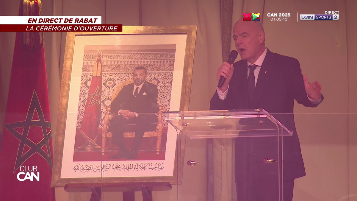 ๐๏ธ Gianni Infantino : ยซ ๐๐ ๐ฆ๐๐ฅ๐ ๐๐ ๐ฃ๐๐จ๐ฆ ๐๐ฅ๐๐ก๐๐ ๐๐๐ก ๐๐ ๐โ๐๐๐ฆ๐ง๐ข๐๐ฅ๐ !!!!! ยป ๐คฉ #CAN2025 ๐ฒ๐ฆ ๐ฅ beIN SPORTS