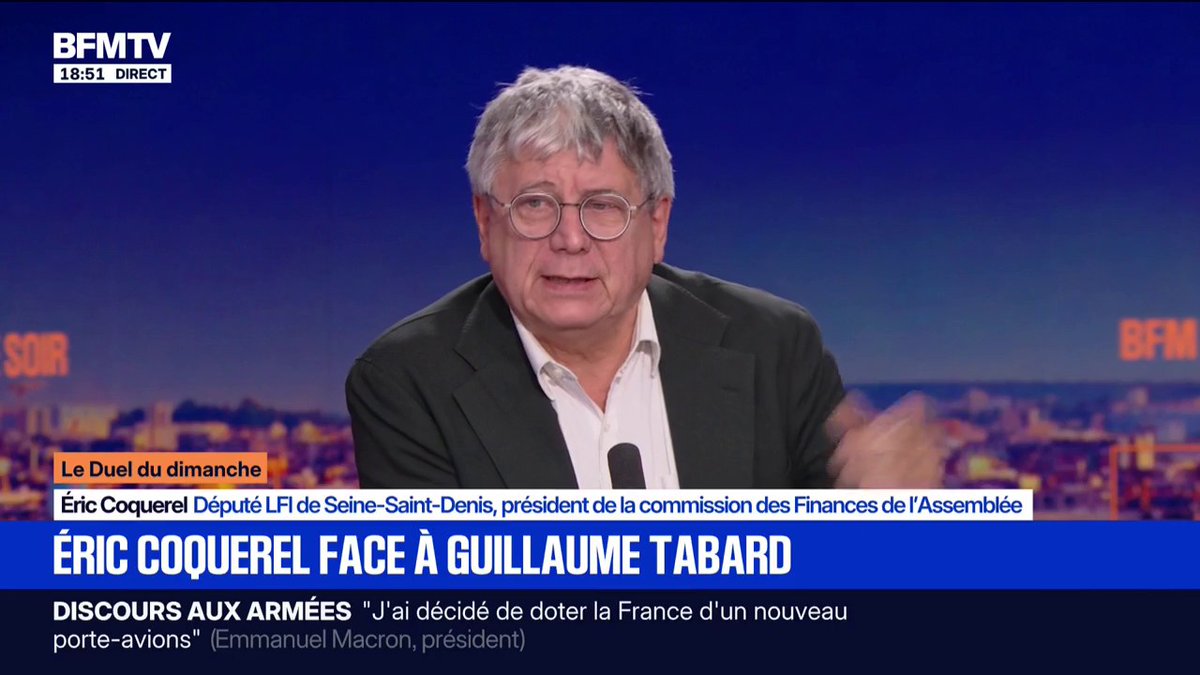 "J'ai découvert Jean-Luc Mélenchon en 2003 [...] j'ai assez confiance en lui": Éric Coquerel, député (LFI), raconte sa rencontre le fondateur de la France insoumise