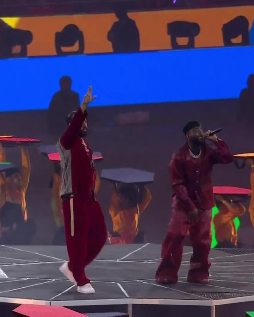 An electrifying performance from Davido and French Montana at the AFCON opening ceremony.