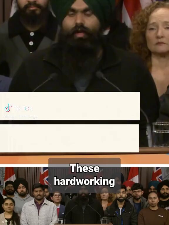OINP protestor Kuljinder Singh uses the old arguments of skill shortages and Canada’s retiring workforce to justify that all TFWs like him should stay. He doesn’t seem to know anything about the unemployment rate of Canadian youth. 🎥 TT/oinp.backlogs