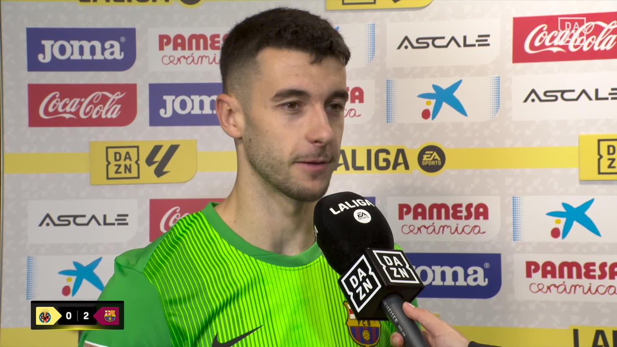 ¡AL HABLA JOAN GARCIA, UNO DE LOS HOMBRES DEL PARTIDO! 🗣️🧤 "Es lo que tiene jugar con este estilo. Atacamos mucho pero es verdad que si ellos lo hacen bien te pueden crear peligro"