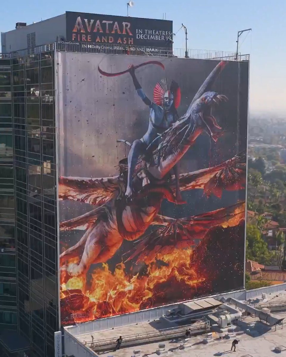 Varang descends on Los Angeles. Return to Pandora and experience Avatar: Fire and Ash, now playing only in theatres and IMAX. Get tickets: