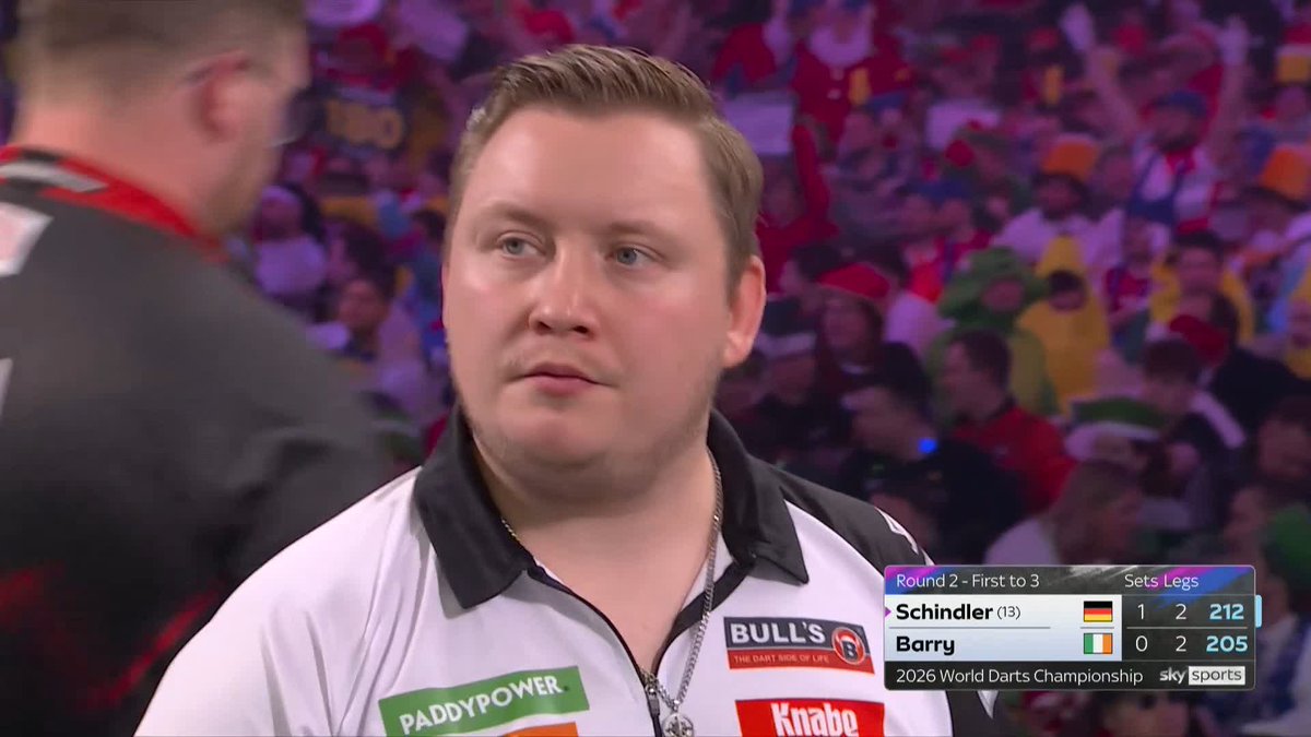 118 FROM SCHINDLER! It's brilliant from Schindler, as he recovers from 2-0 down in that set to pinch it and lead by two sets to love. 📺 #WCDarts | R2