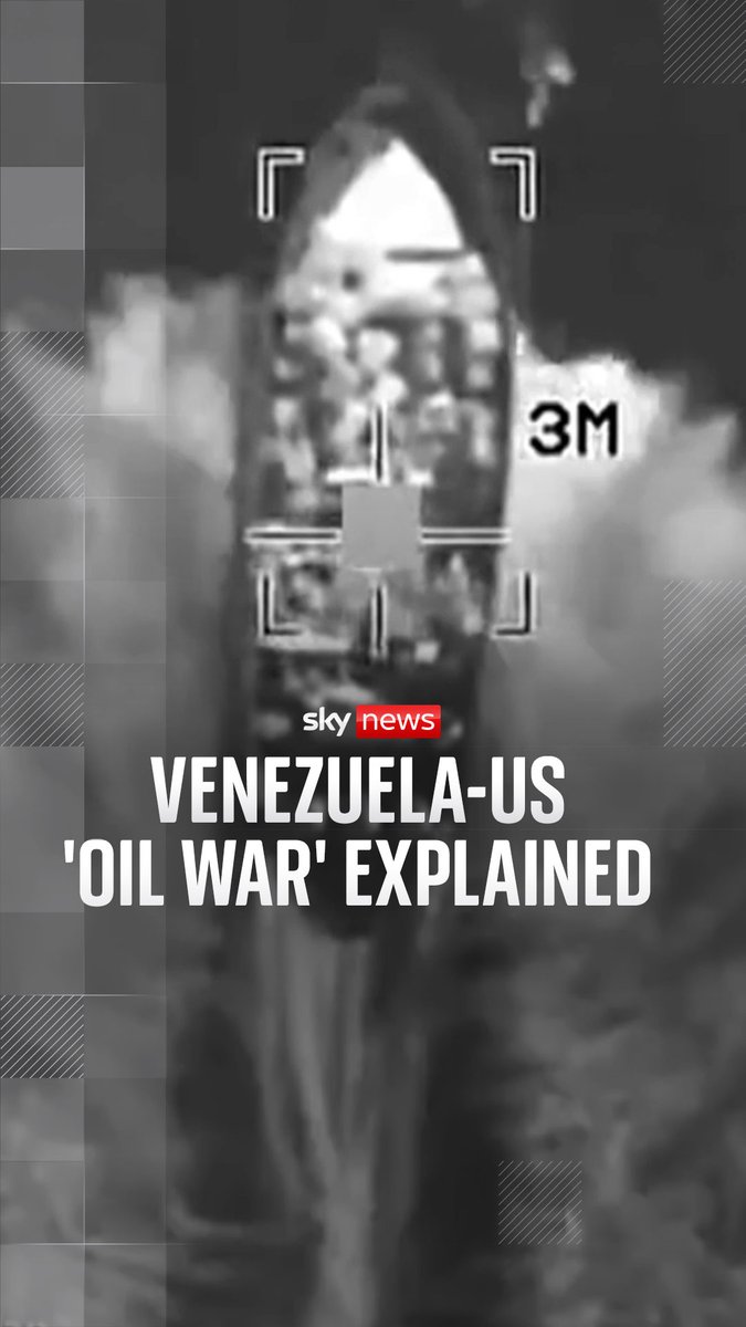 The 'pursuit' of a vessel today off the coast of Venezuela was the third US interception of a Venezuelan oil tanker in less than two weeks. Data and forensics correspondent Tom Cheshire reports ⬇️ Venezuela latest 🔗