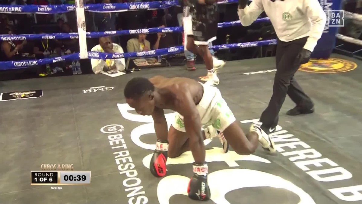 A LIGHTING RESPONSE TO getting knocked down!! #OkolieTetteh | Dec 21 | Live on DAZN