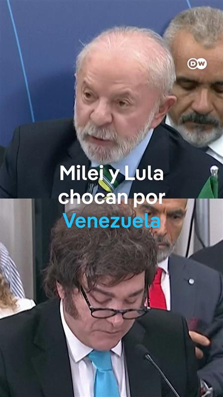🇦🇷🇧🇷🇺🇸🇻🇪 | Milei apoya una intervención militar de EE.UU. en Venezuela y Lula dice que sería una catástrofe. 📹 DW.