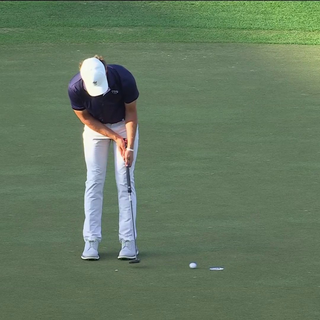 Cameron Kuchar finishes the eagle for a tournament RECORD (-33) and an emotional first PNC Championship win for Team Kuchar. 🙌