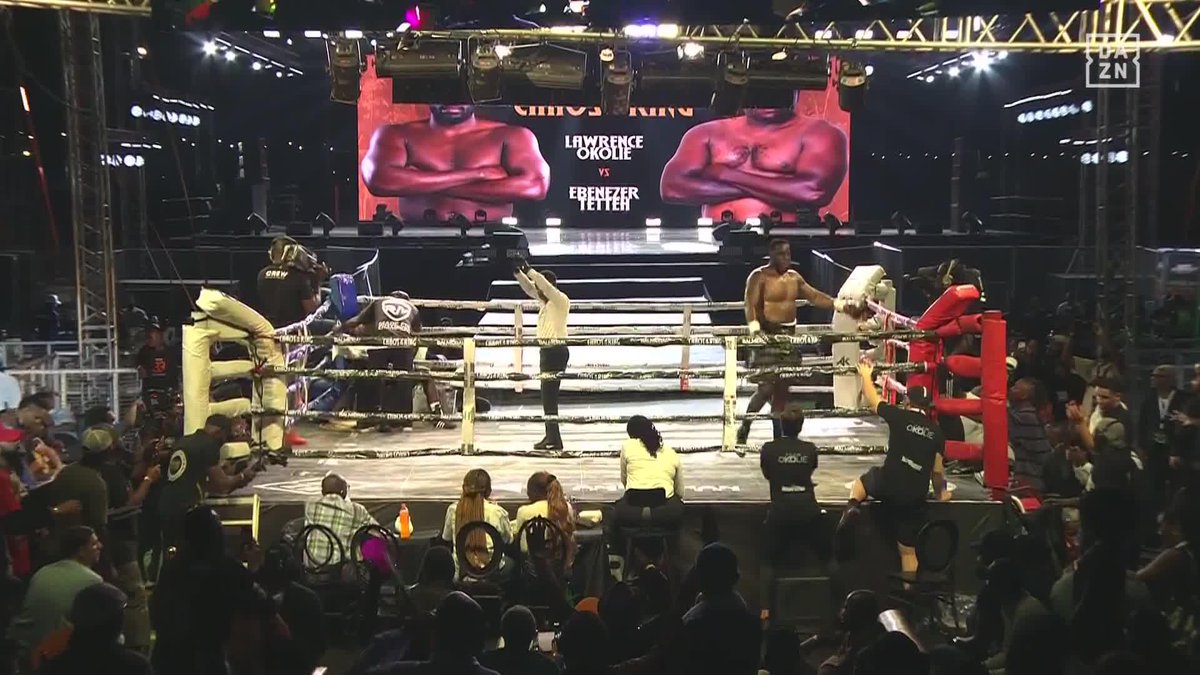 The ref waves it off at the end of the second round! #OkolieTetteh | Dec 21 | Live on DAZN