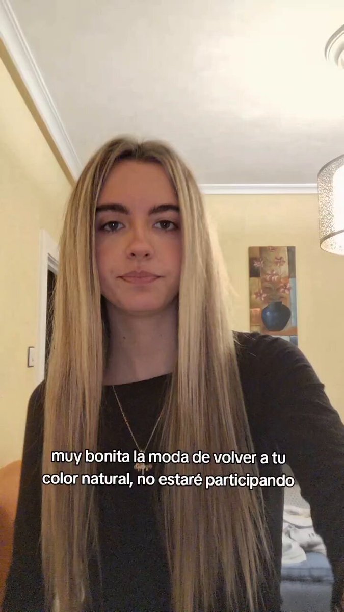 no dejaré de ser rubia jamás me temo