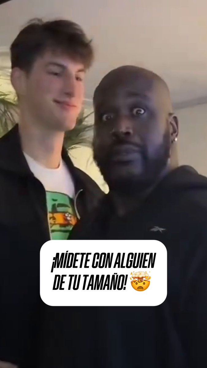 ¡Cuando finalmente Shaq conoce alguien más alto que él! 🤯 Olivier Rioux (2.35 metros) es 19 centímetros más grande que Shaquille O'Neal (2.16 metros) 🔥 🔥 🔥