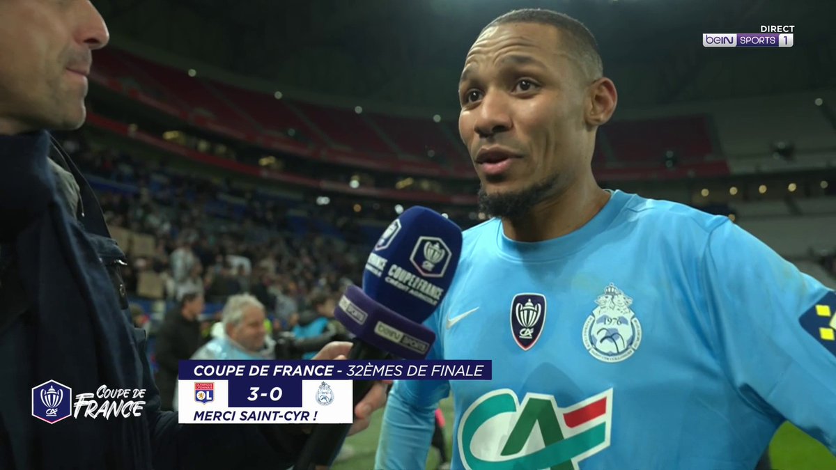 🏆 #CoupeDeFrance 🗨️ Oualid Zemmouri (FC Saint-Cyr) : "On ne peut pas rougir, on a fait tout ce qu'on pouvait. Il ne faut pas oublier qu'on joue en Regional 1" #OLSCC