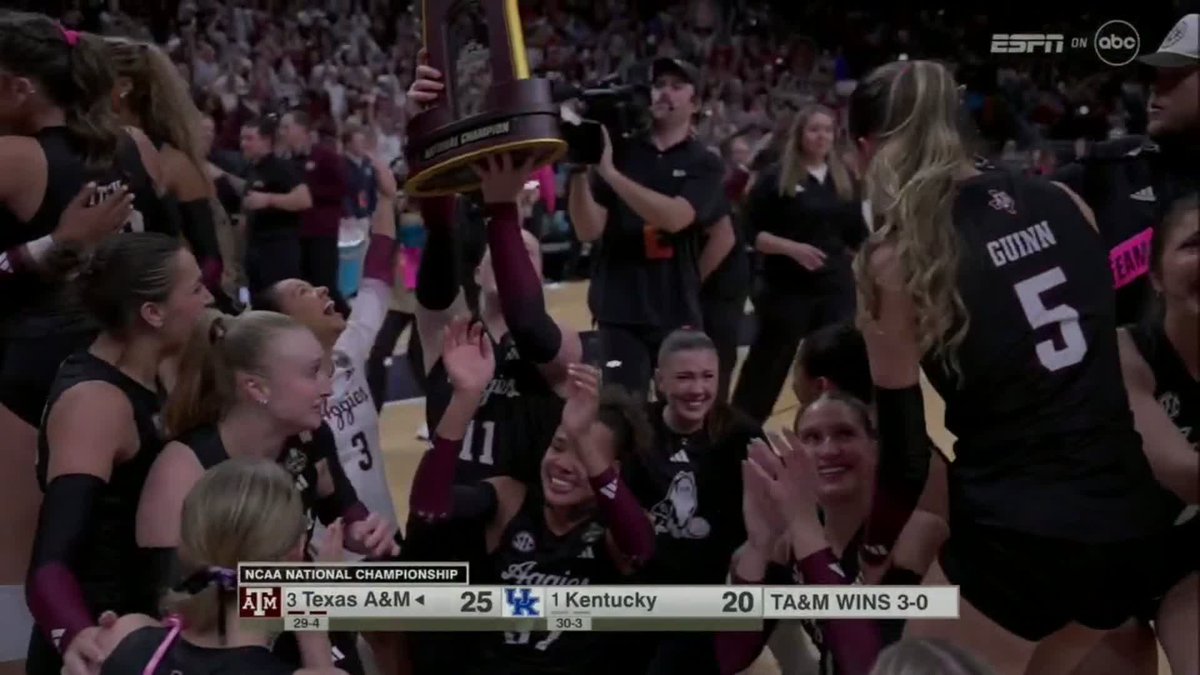 AGGIES COMPLETE THE INCREDIBLE RUN 🔥 Texas A&M Volleyball x NCAA Women's Volleyball