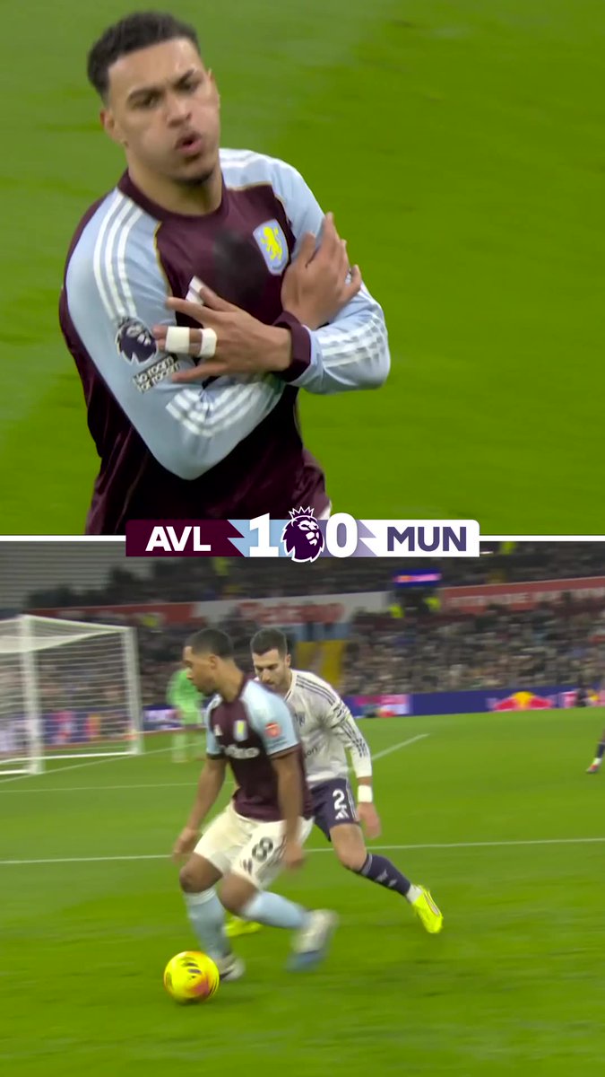Morgan Rogers' stunning brace against Man Utd 👇 Aston Villa