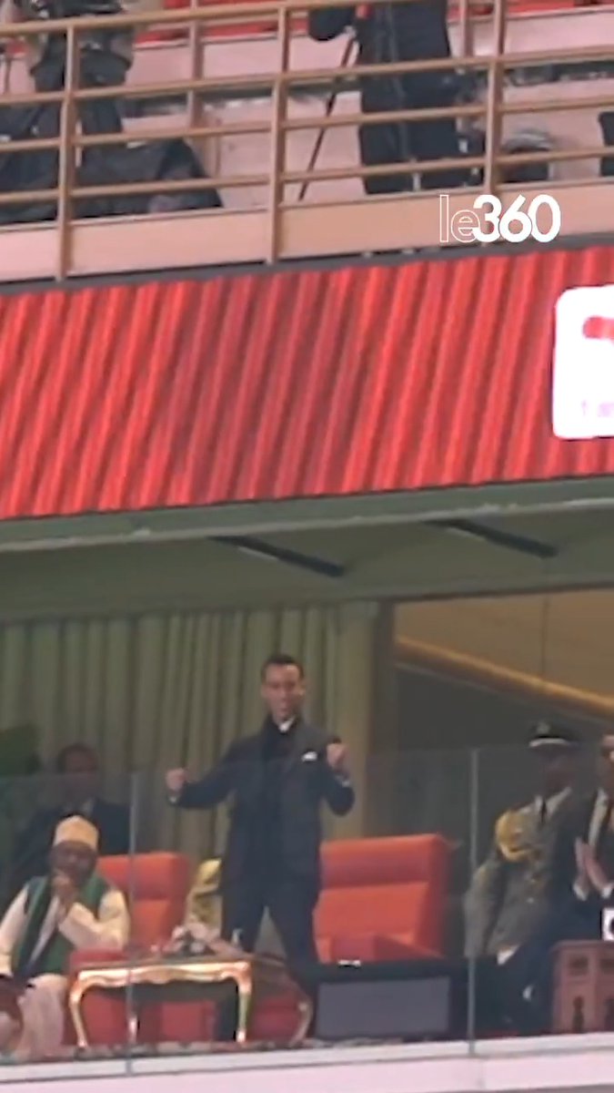 🇲🇦 La célébration du prince héritier Moulay El Hassan après le premier but de Brahim Díaz contre les Comores