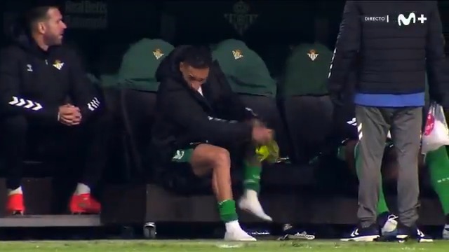 👟 La reacción de Antony tras ser sustituido en el minuto 67. #DeportePlus