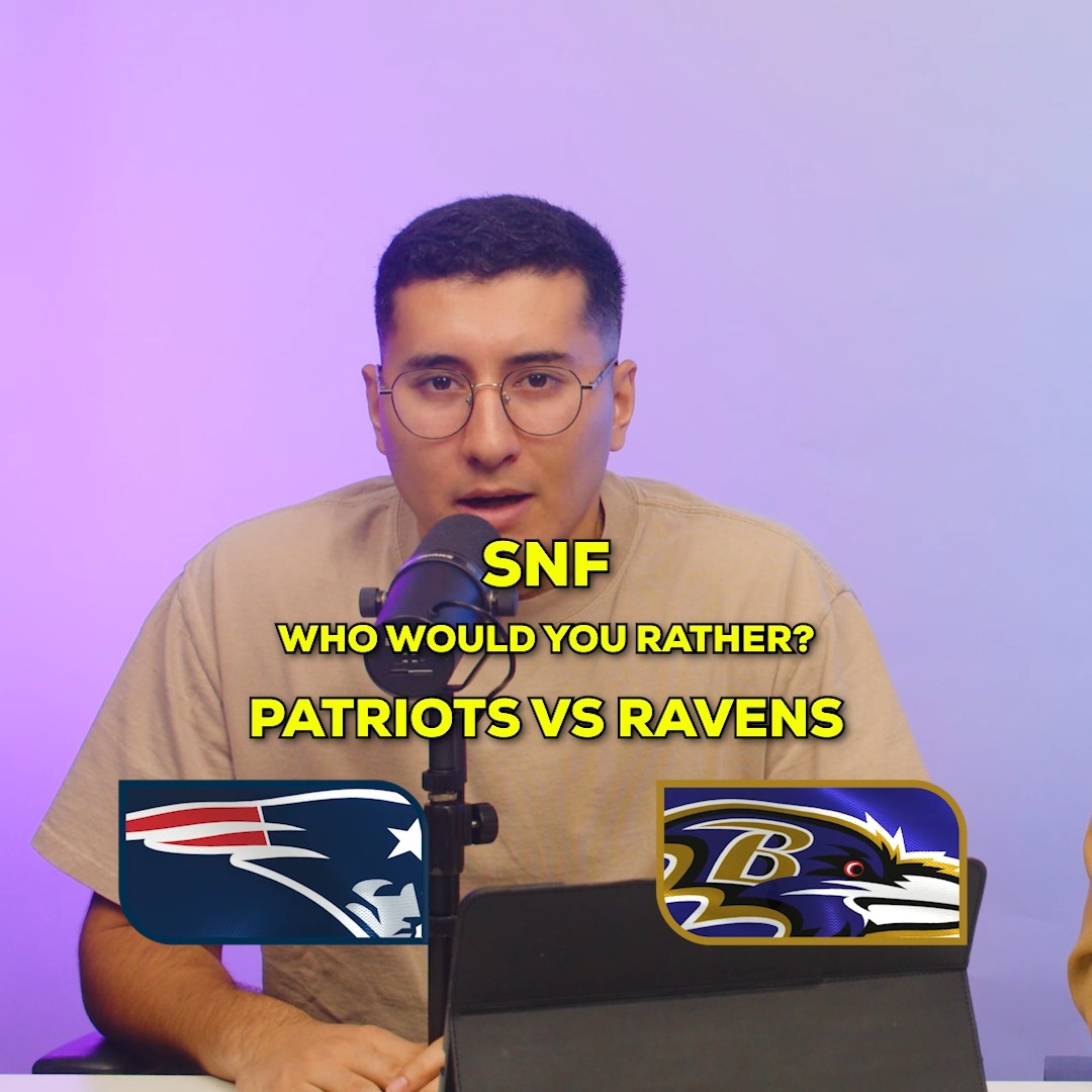 Who would you rather? New England Patriots vs Baltimore Ravens | SNF 🏈 Who’s your pick in this matchup? ⏳ Kickoff soon—claim 225% BONUS now