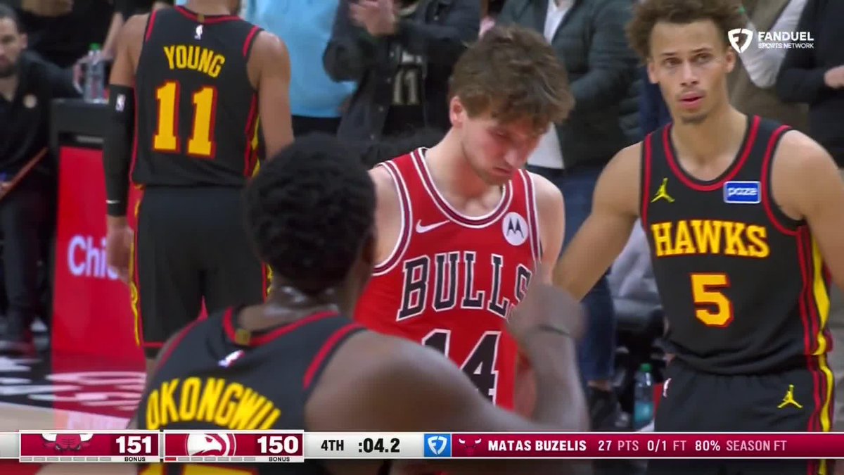302 COMBINED POINTS IN REGULATION 😱 Bulls beat the Hawks despite 35 PTS for Trae and 36 for Jalen Johnson 😳