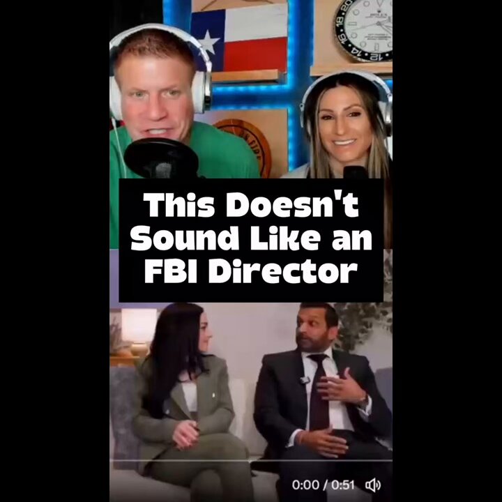 This doesn’t sound like an FBI Director. Talking about relationship drama and online haters on a podcast raises serious questions. 👀