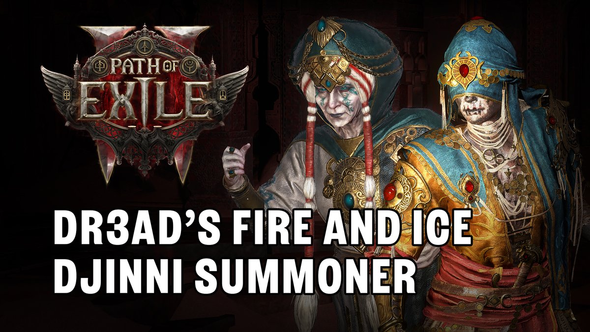 In this episode of Build Showcase, we’re featuring a Fire and Ice Djinn Summoner by Dr3adful. This build uses the new Disciple of Varashta Sorceress Ascendancy to cover the screen with ice and promptly shatter it. Check it out!