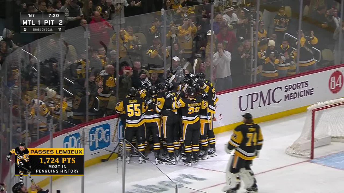 SID HAS OFFICIALLY PASSED MARIO FOR ALL-TIME POINTS AS A PENGUIN 🐧