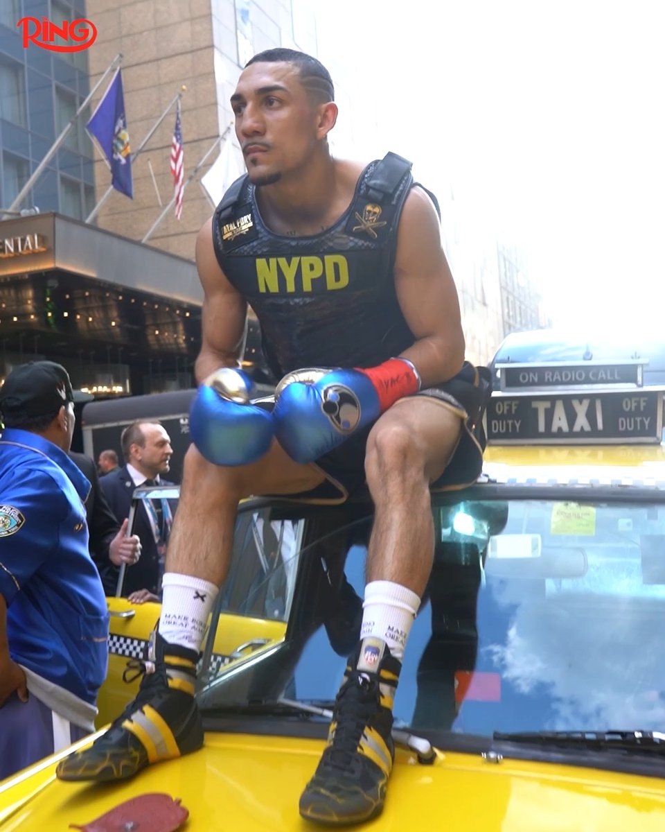 Throwback to May, when Teofimo Lopez rolled up to his Times Square fight in a taxi 🚖 🎟️ Get your Teofimo vs Shakur tickets now: The Ring VI | Exclusively on DAZN | Jan 31st in NYC 🥊