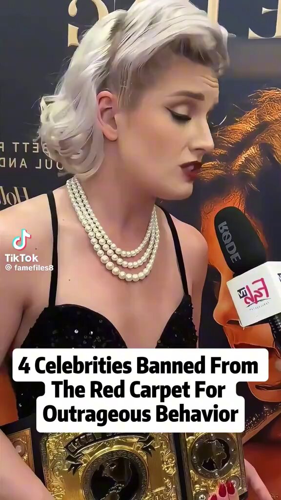 Celebrities banned from the red carpet 🚷🤣