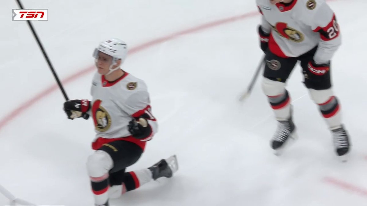 Two goals in 19 seconds? That's some efficiency from the Ottawa Senators! 👏