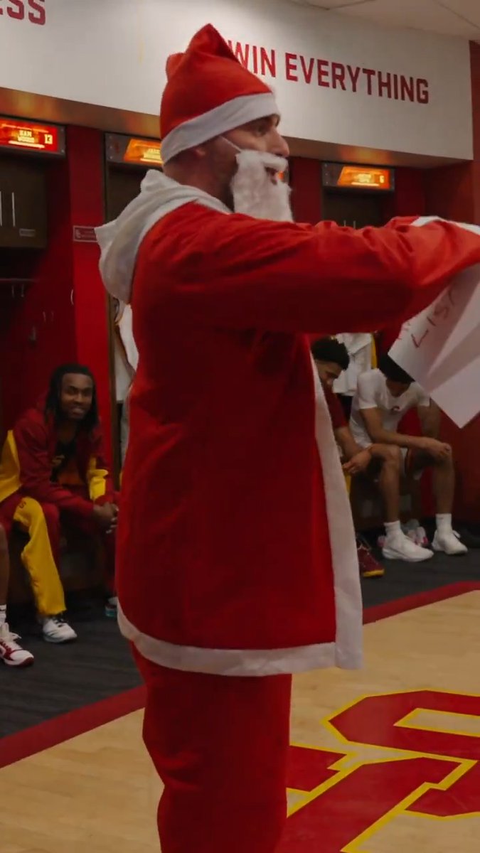 Motivational speaker came all the way from the North Pole to get us right 🤝🎅