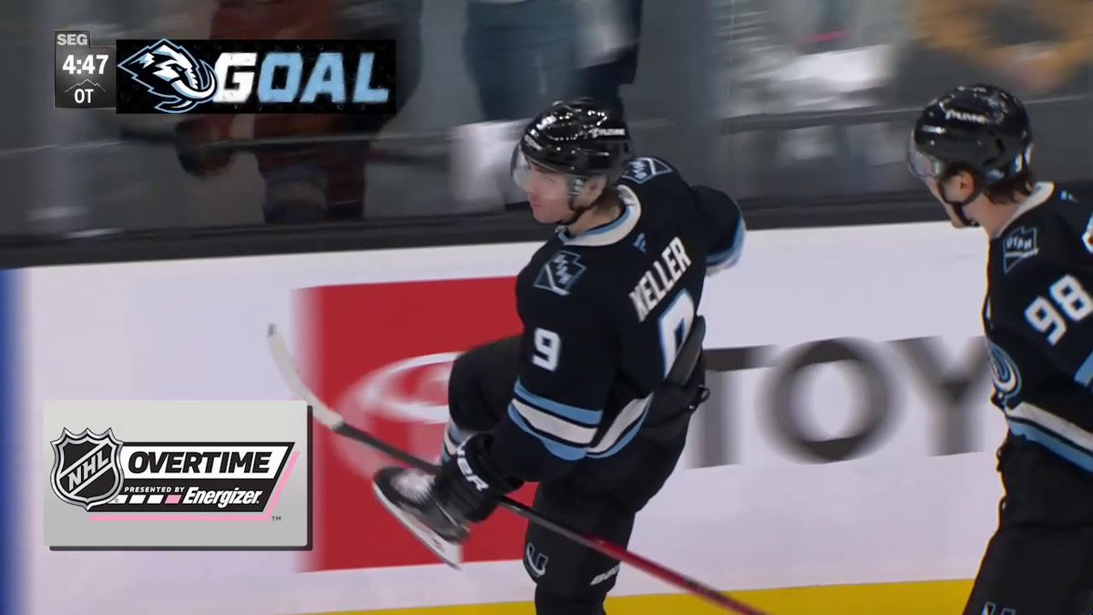 THE CAPTAIN GETS IT DONE 🫡 Clayton Keller scores the winner in Energizer overtime!