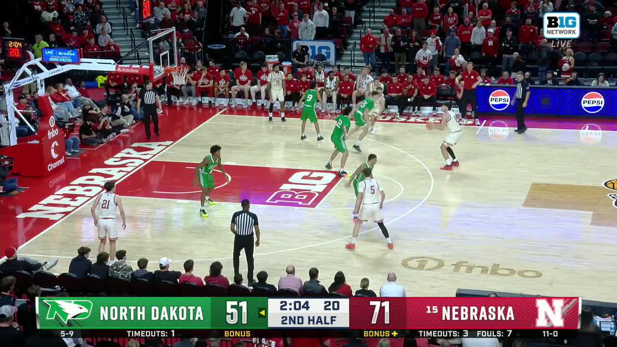 Take a bow. 12 PTS | 11 REB | 10 AST 📺: Big Ten Network
