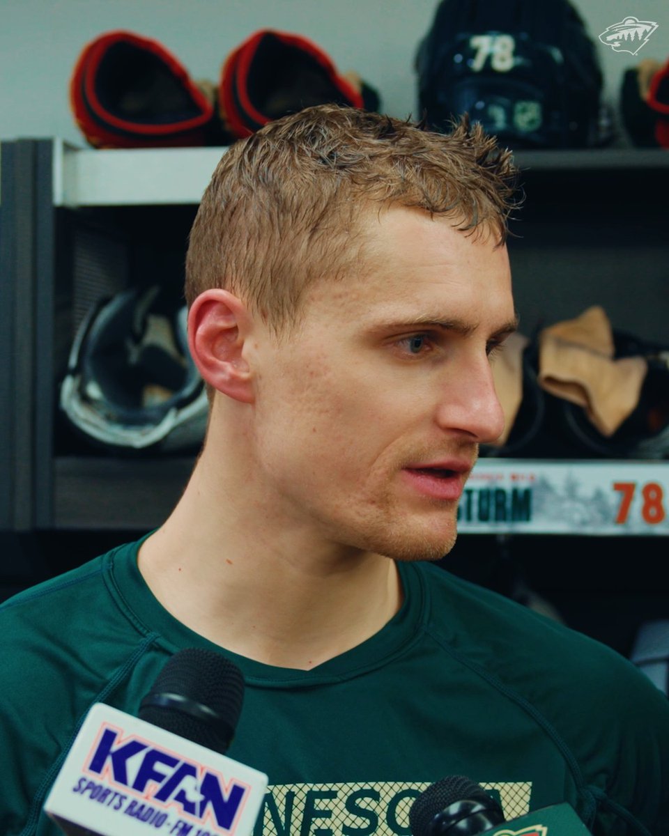 "We want to be right there with them" 🗣️ Nico Sturm on having 2 more opportunities to face Colorado #mnwild