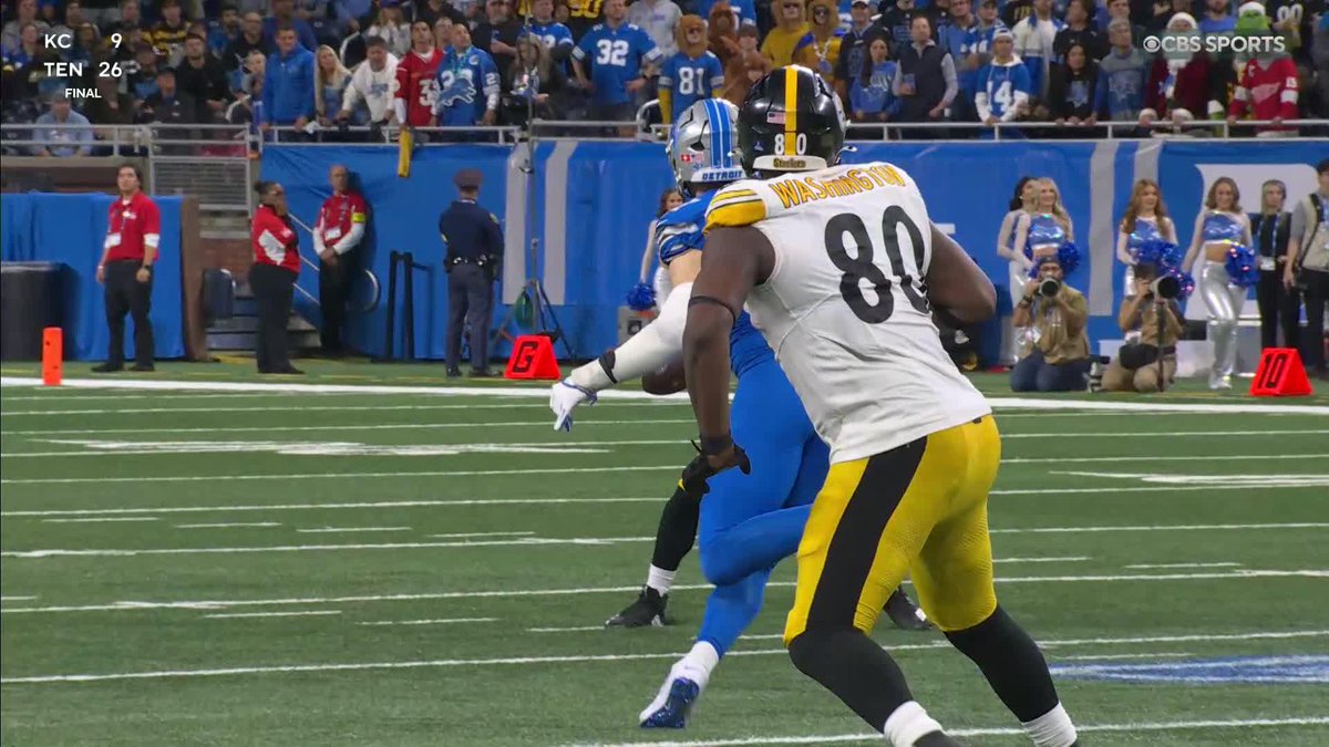 I mean, Darnell Washington is just fun football guys. Yeah the fumble sucked, but you can’t tell me that #SteelerNation doesn’t get butterflies in their stomach every time they see this man rumbling down the field with the ball.
