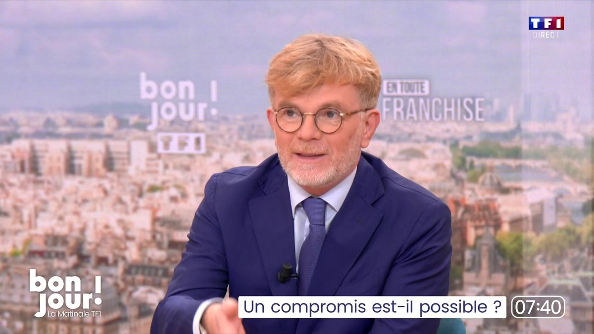 Budget et 49.3 : "La responsabilité c'est de se mettre d'accord (...) Personne ne veut rien assumer dans ce pays. Pourquoi on serait obligé d'un 49.3, comme ça tout le monde pourra dire 'je n'ai pas voté ce budget on me l'a imposé'", Marc Fesneau dans #BonjourLaMatinaleTF1