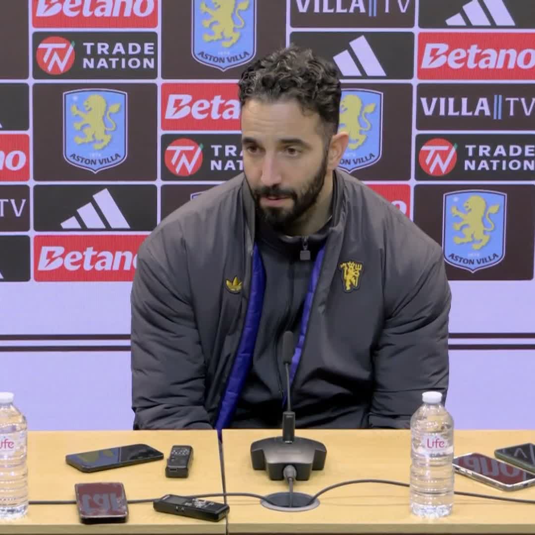 "I think he's [Fernandes] going to lose some games" 😬 Ruben Amorim believes that there is a possibility that Bruno Fernandes could miss some matches due to the injury pick up in Manchester United's 2-1 defeat to Aston Villa 🔴