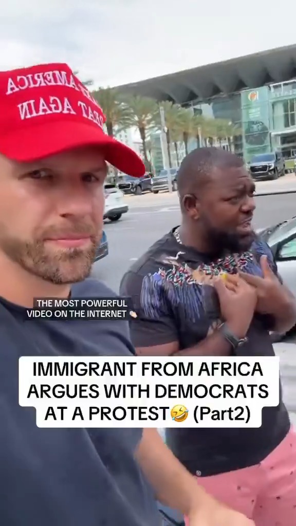 "If America gets destroyed I have a country to go to. Where are you going to go?" is a sobering question