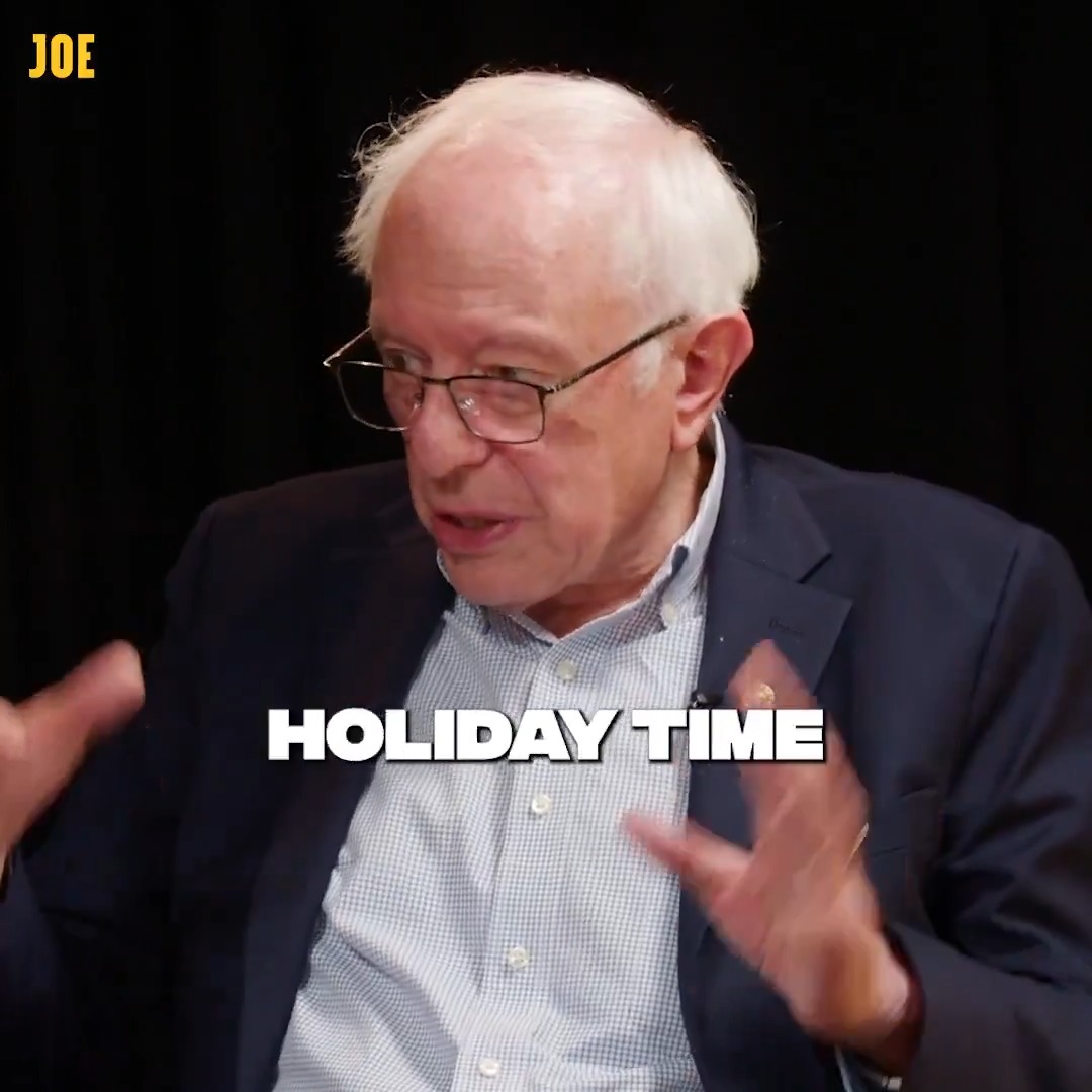"Trump comes along and says 'the system is broken'. Trump is right." Amidst an ongoing cost of living crisis, Bernie Sanders reminds us why Donald Trump won reelection.