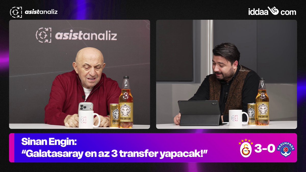 🗣️ Arda Ün: “Bir seyircimiz, ‘Galatasaray–Salah işi ciddi mi?’ demiş.” 🗣️ Sinan Engin: “Ne yapıyorsunuz, yapmayın Allah aşkına. Salah Arabistan’a gider, 100–150 milyon euro maaş alır. Ne Salah’ı ya? Salah'a yatmayın!"
