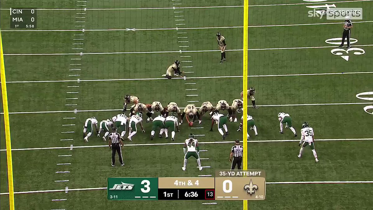 Former Gaelic footballer Charlie Smyth kicked five field goals to tie a New Orleans franchise record and help his team past the New York Jets 💪