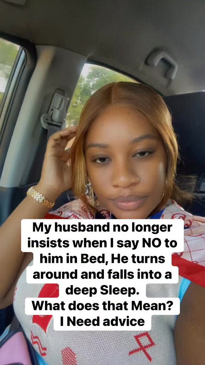 He is slowly losing interest in her. Then it will become easy for another female to enter into this equation