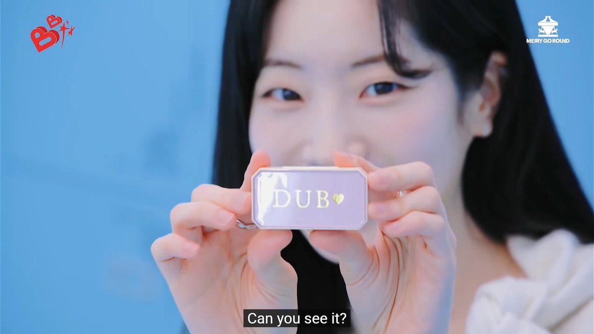 Chaeyoung gave Dahyun a lip balm with 'DUB♡' engraved on it as a birthday gift, she never uses it because it's too precious 🥹
