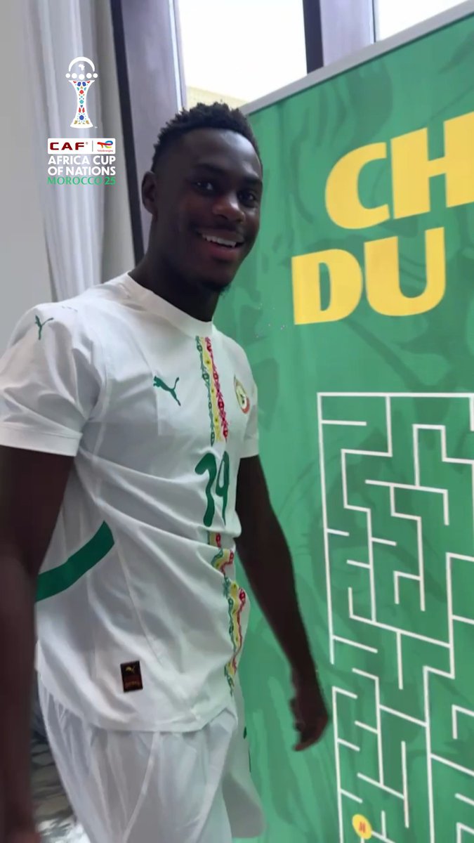 A long road ahead, and one worth taking. Moussa Niakhaté sets his sights on the #TotalEnergiesAFCON2025 title. 🏆🇸🇳