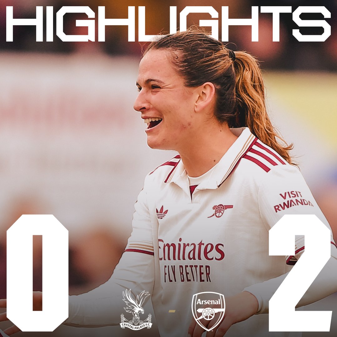 Into the new year and the next round ๐ช Highlights from yesterday's League Cup win over Crystal Palace are here, Gooners ๐