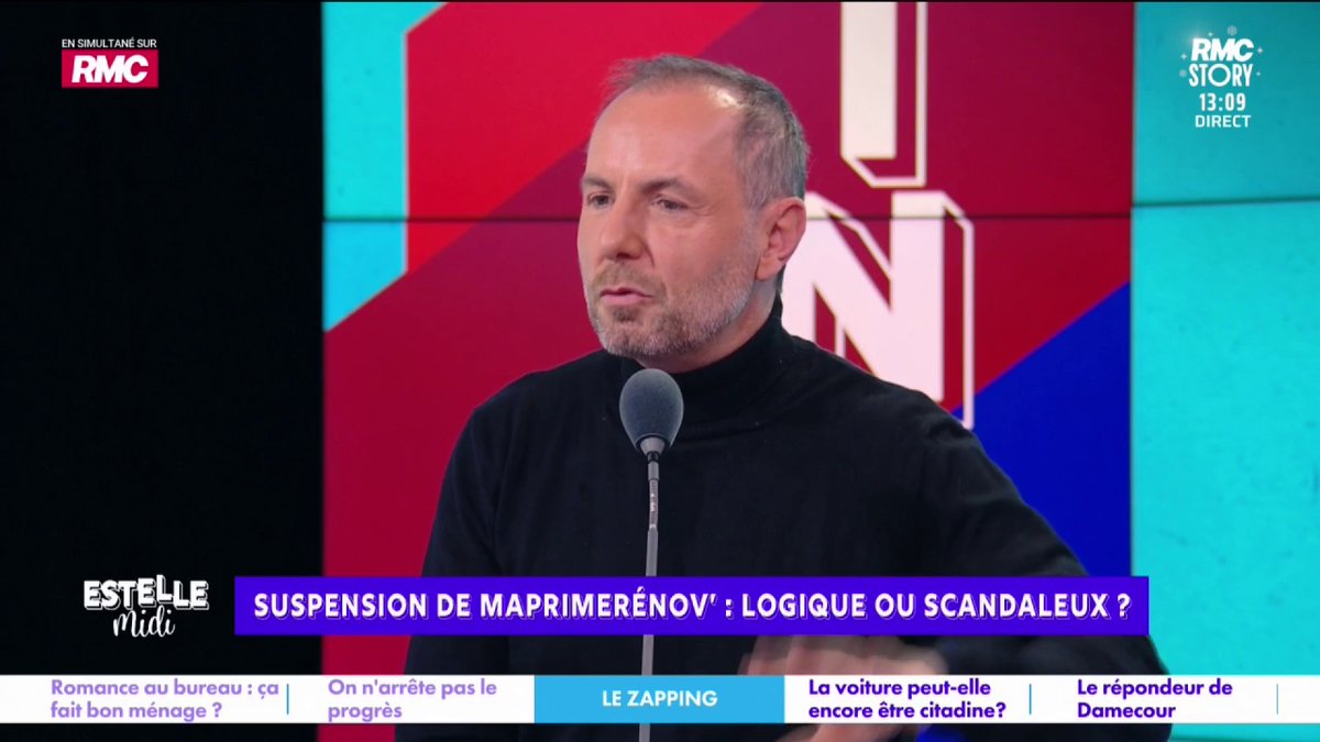 🏠 Suspension de MaPrimeRénov' 🎙️ Jean-Philippe Doux : "Ce qui m'a toujours gêné dans ce genre de prime c'est que ça fait artificiellement monter les devis... Un artisan, quand il sait qu'il y a une prime rénov', va avoir tendance à gonfler ses tarifs !" #EstelleMidi