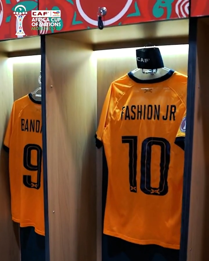The Chipolopolo dressing room awaits the players’ arrival. 🇿🇲🙌 #TotalEnergiesAFCON2025