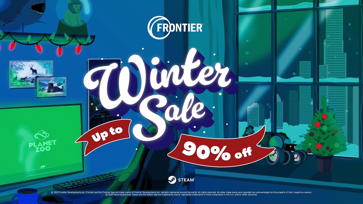 The Steam Winter Sale is now on and we've got discounts up to 90% off our catalogue of games - until 8 January! Check it out: