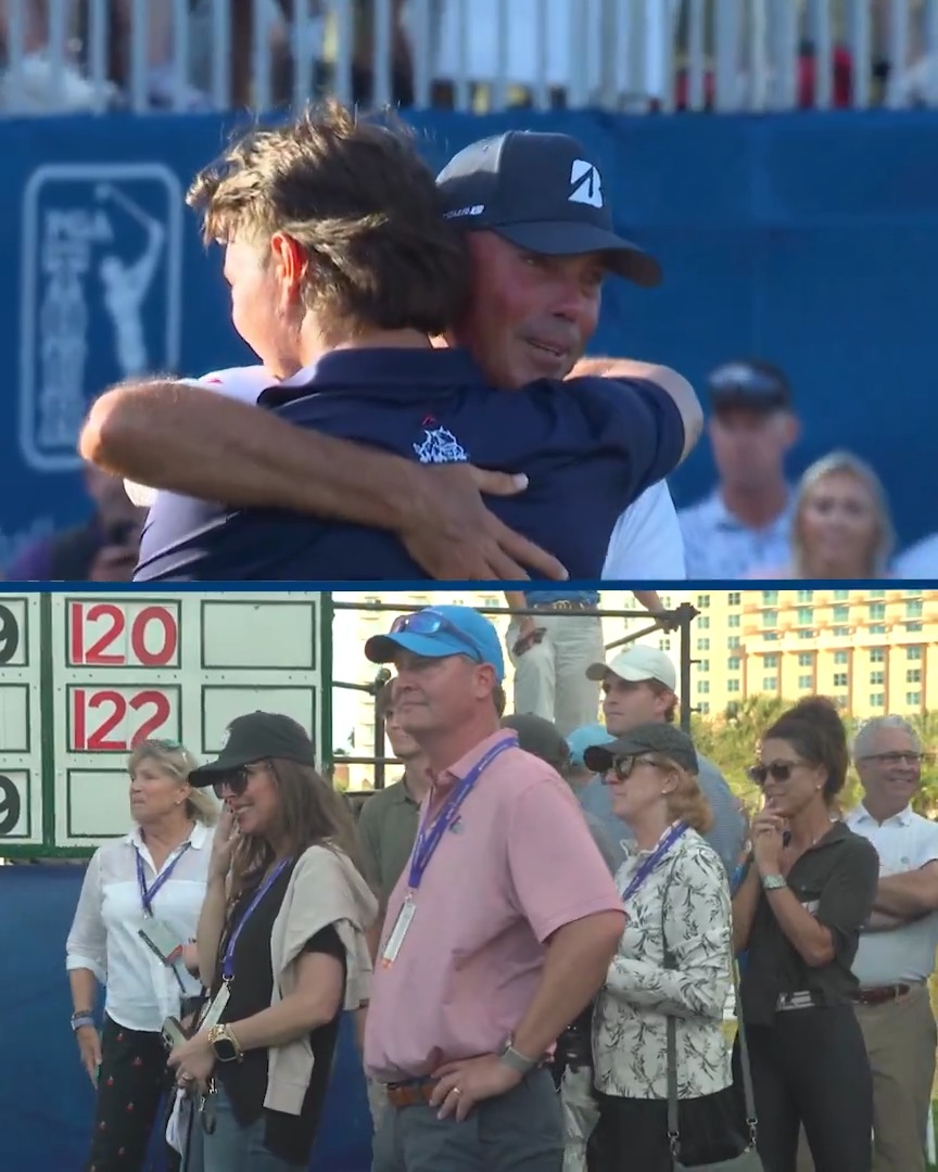 This one is for you, dad 🥹 An emotional victory for the Kuchars @PNCChampionship.
