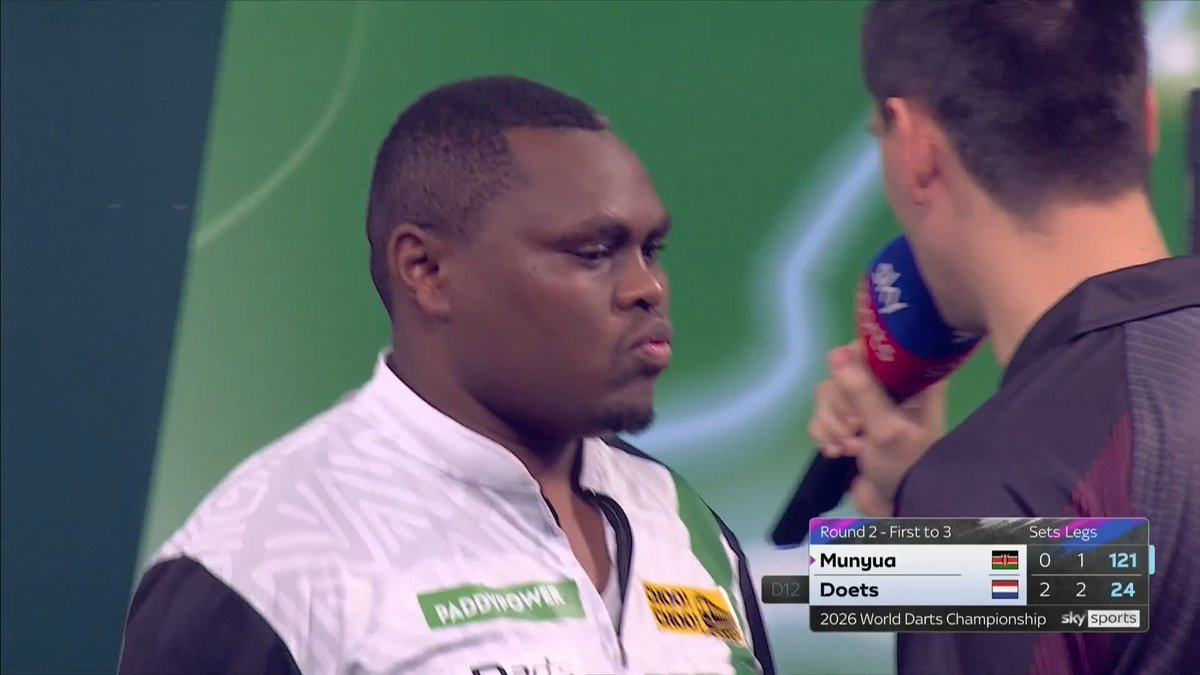 Kevin Doets beats David Munyua 3-0! 🎯